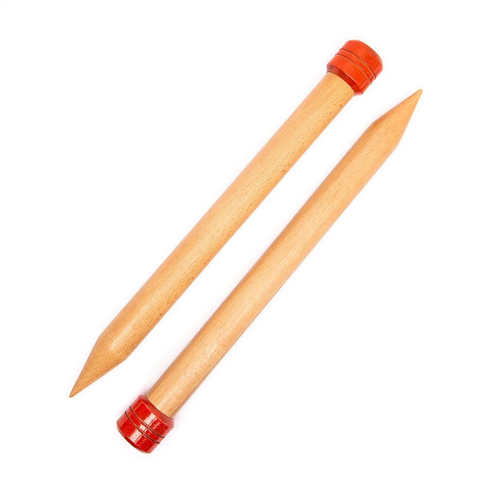 KnitPro Jumbo Beech Single Pointed Needle 14"