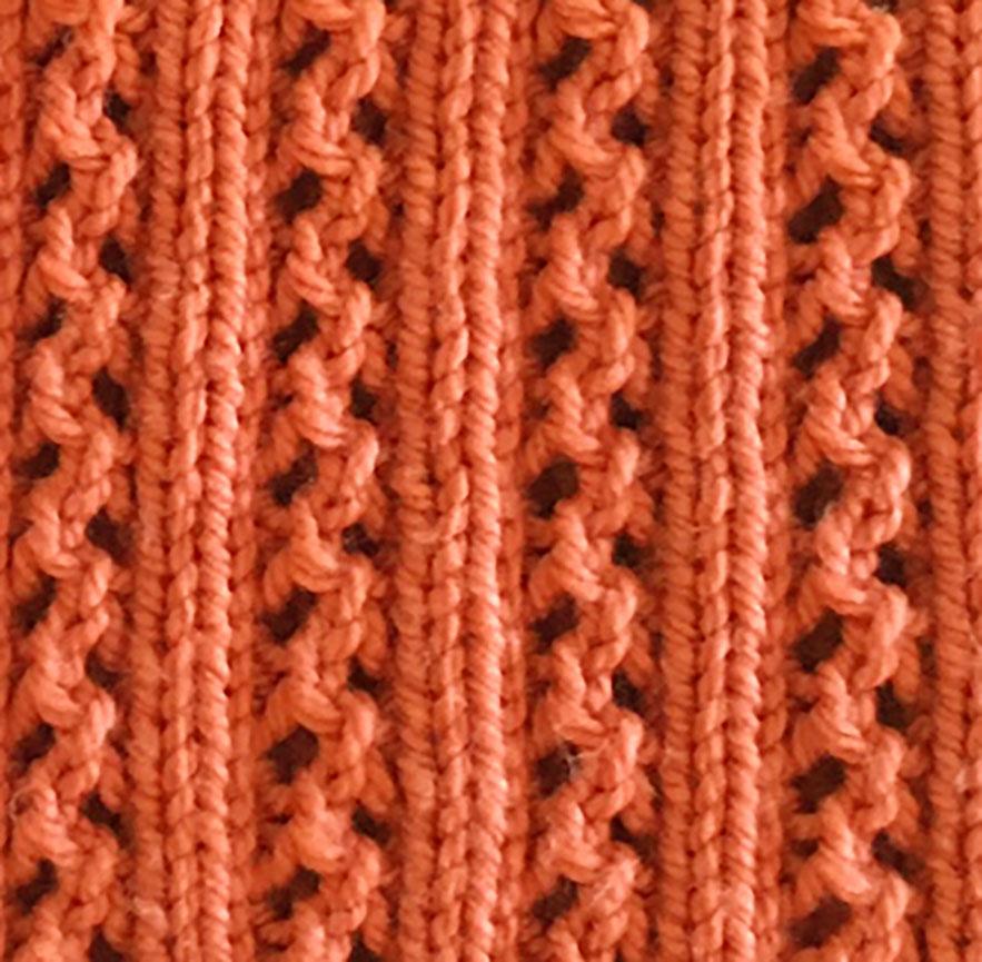 Double Lace Rib Cowl #702