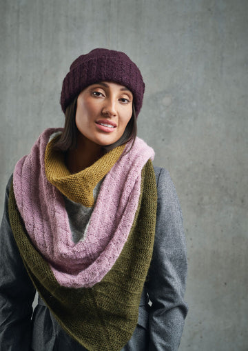 Rowan The City Shawl Wrap Knitting Pattern