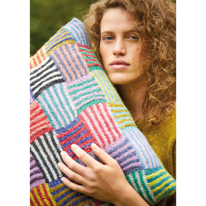 Rowan Jaunty Weave Cushion Homeware Knitting Pattern