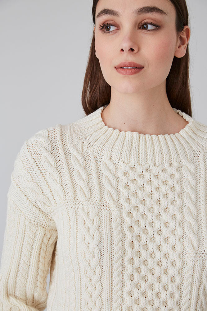 Debbie Bliss Crieff Sweater Knitting Pattern