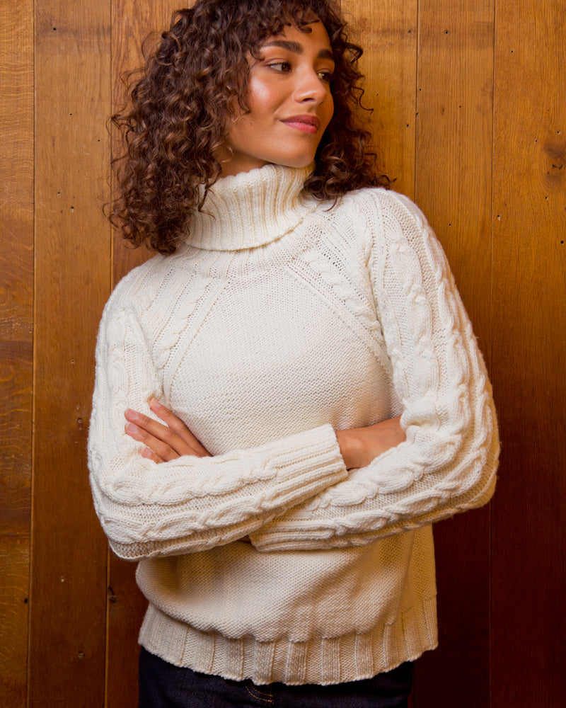 MillaMia Tuva Cable Jumper Knitting Pattern