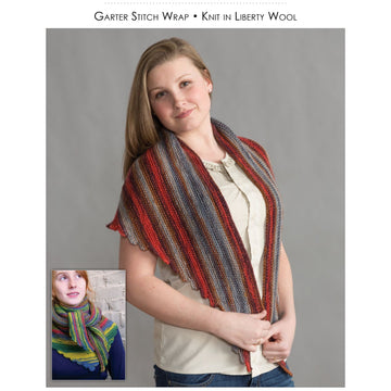 Classic Elite Patterns - Garter Stitch Wrap - Accents - Discontinued (Webs)