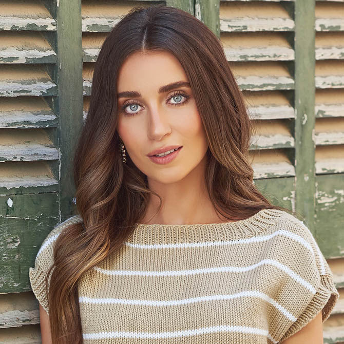 Rowan Striped Tank Top Jumper Knitting Pattern
