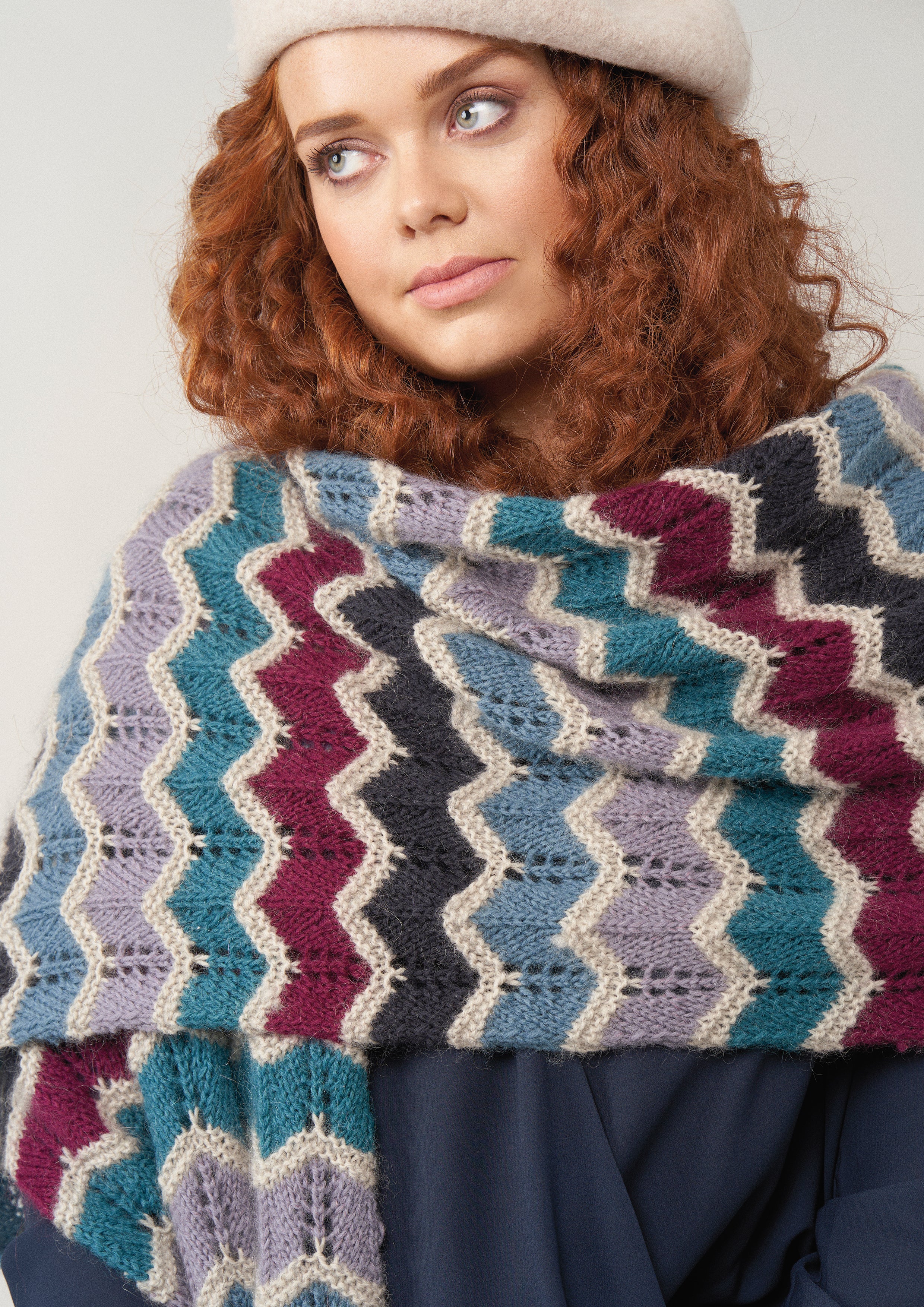 Calypso Shawl Wrap Knitting Pattern