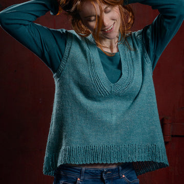 The Fibre Co. V-Neck Sleeveless Top PDF