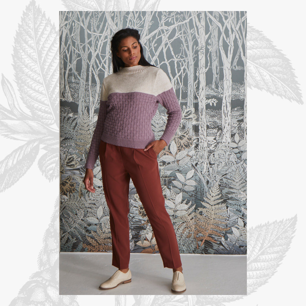Willow & Lark Rosie Fitted Roll Neck Knitting Pattern