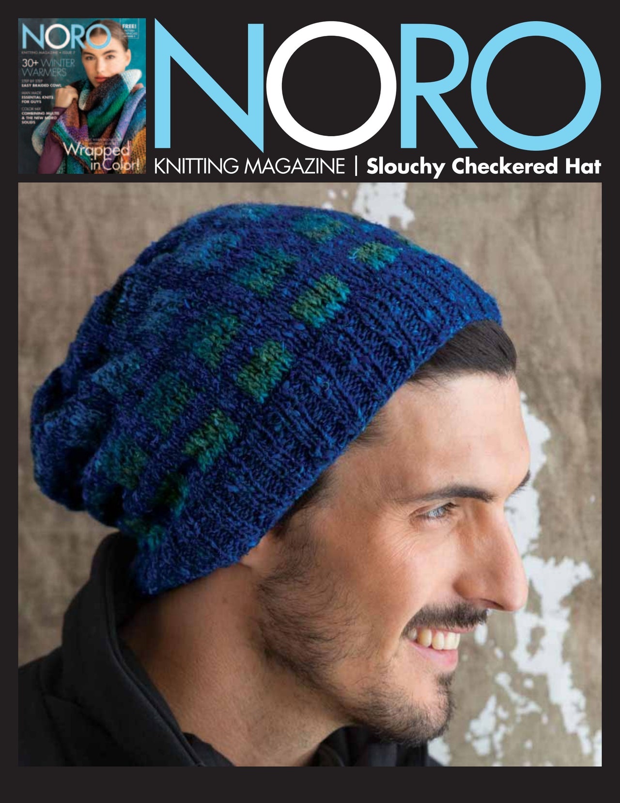 Noro Slouchy Checkered Hat PDF