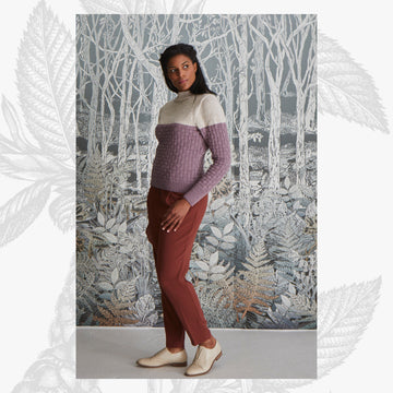 Willow & Lark Rosie Fitted Roll Neck Knitting Pattern