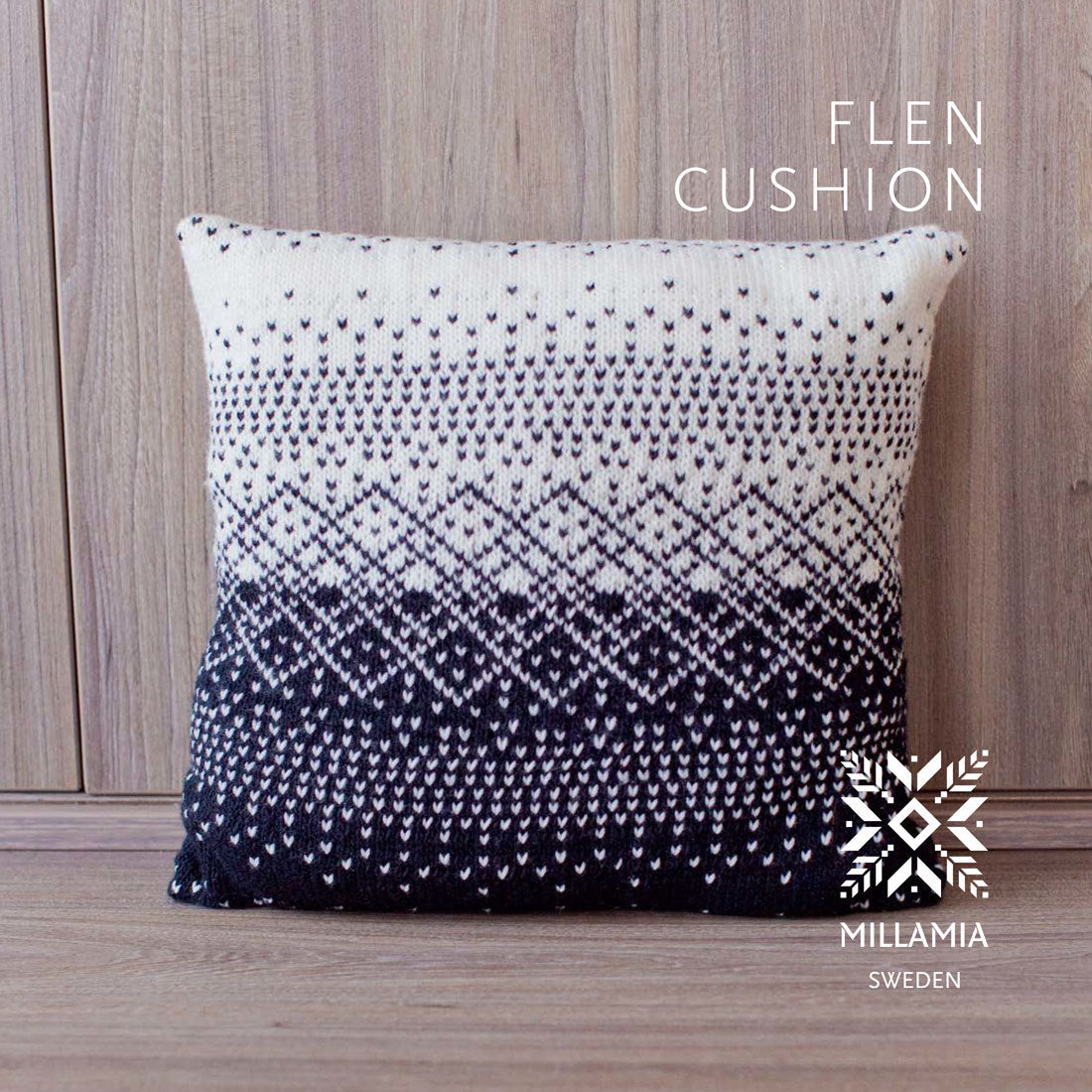 MillaMia Flen Cushion Cover Knitting Pattern