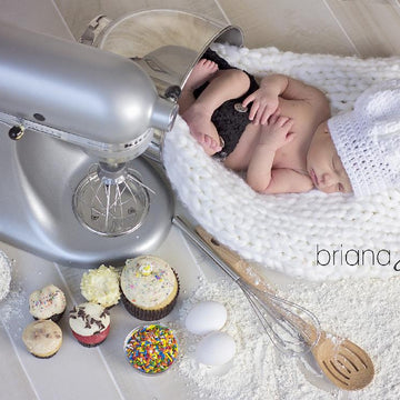 Newborn Chef Hat and Diaper Cover
