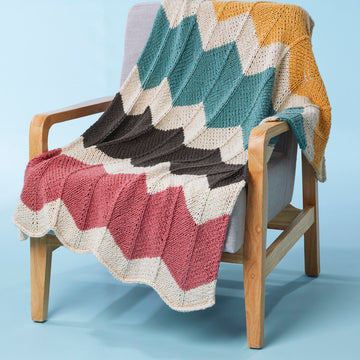 Tahki Yarns Bay View Blanket Knitting Pattern