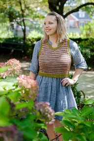 Striped Market Vest