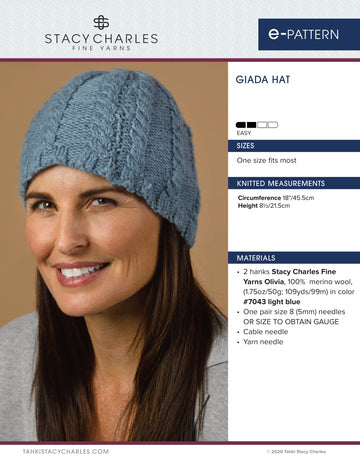 Stacy Charles Fine Yarns Giada Hat PDF