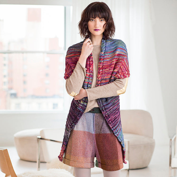 Malabrigo Gallery Row Cardigan Knitting Pattern