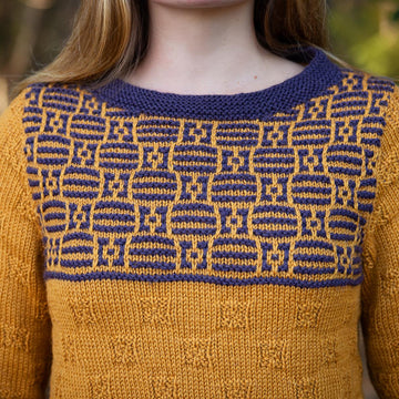Windham Mosaic Yoke Pullover #196