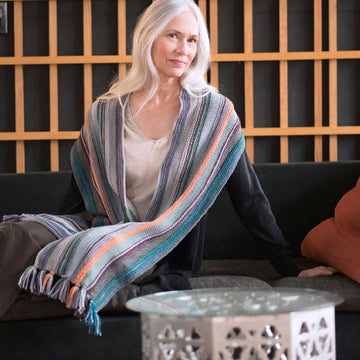 Running Stitch Scarf Knitting Pattern