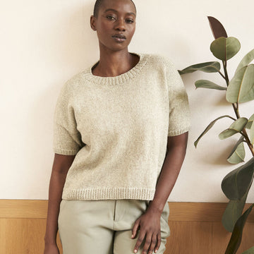 Hydrangea Tee Top Knitting Pattern