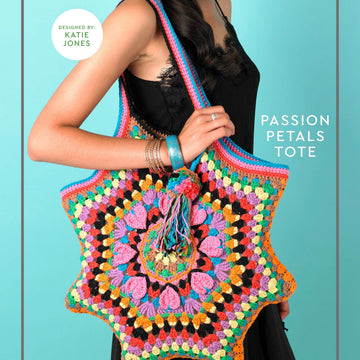 Paintbox Yarns Passion Petal Tote (Free)