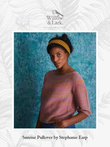Willow & Lark Sunrise Pullover Knitting Pattern