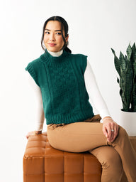 Arlon Vest in Berroco Merino 401 Chunky