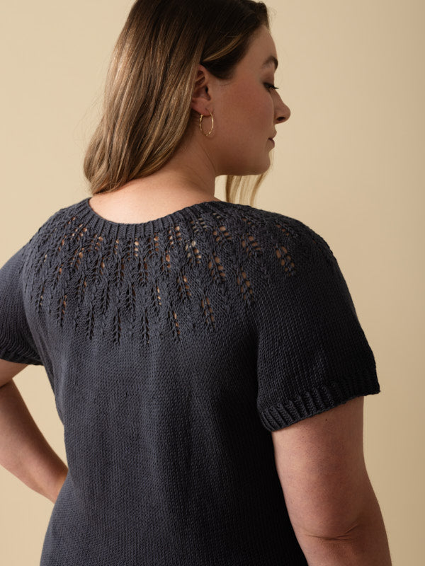Orinne Top in Berroco Modern Cotton Knitting Pattern