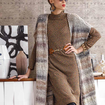 Long Cardigan in Noro Kanzashi - 16092 - PDF