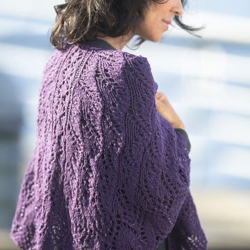 Cascade Yarns DK Flame Tree -Beaded- Shawl Knitting Pattern