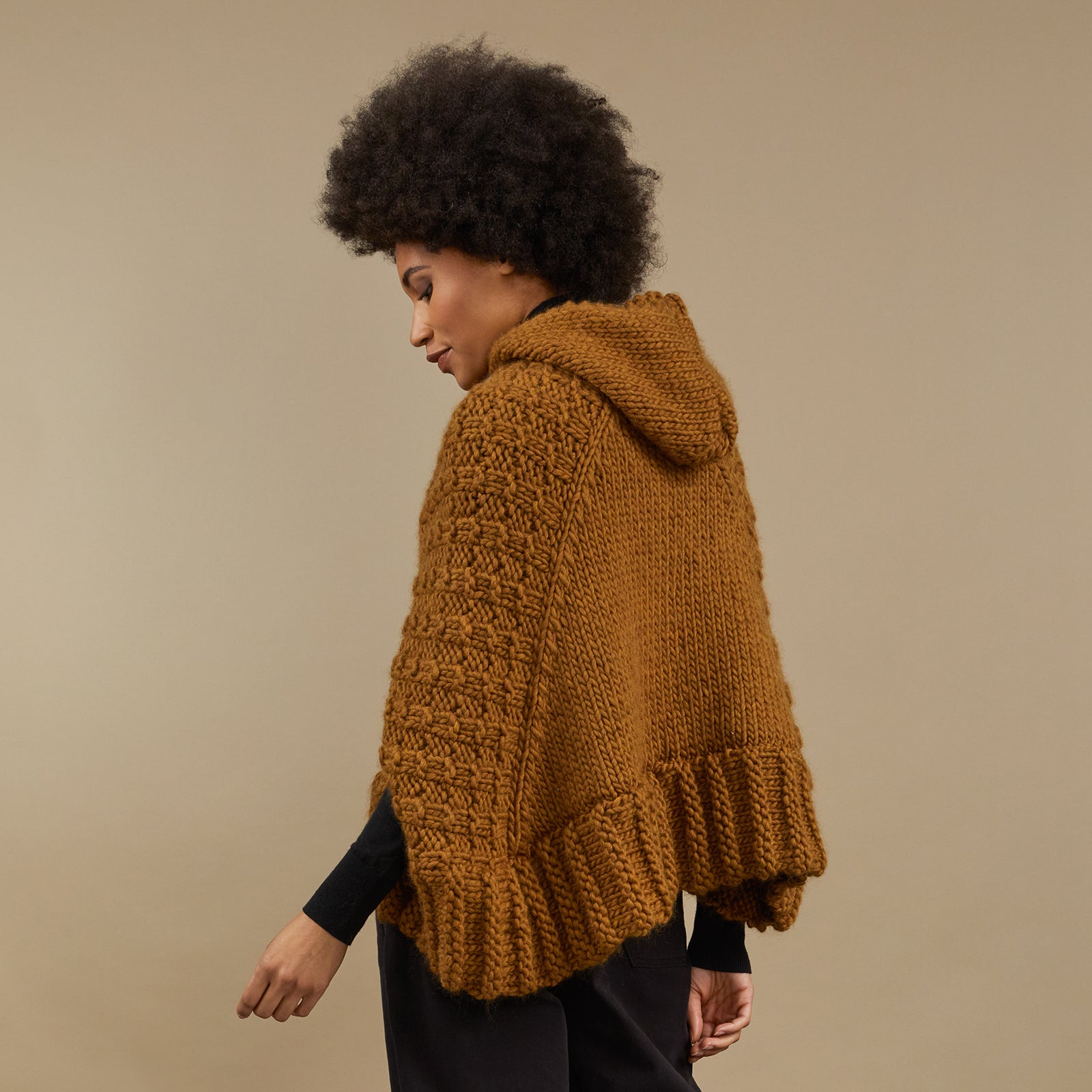 Tahki Yarns Searchlight Poncho Knitting Pattern