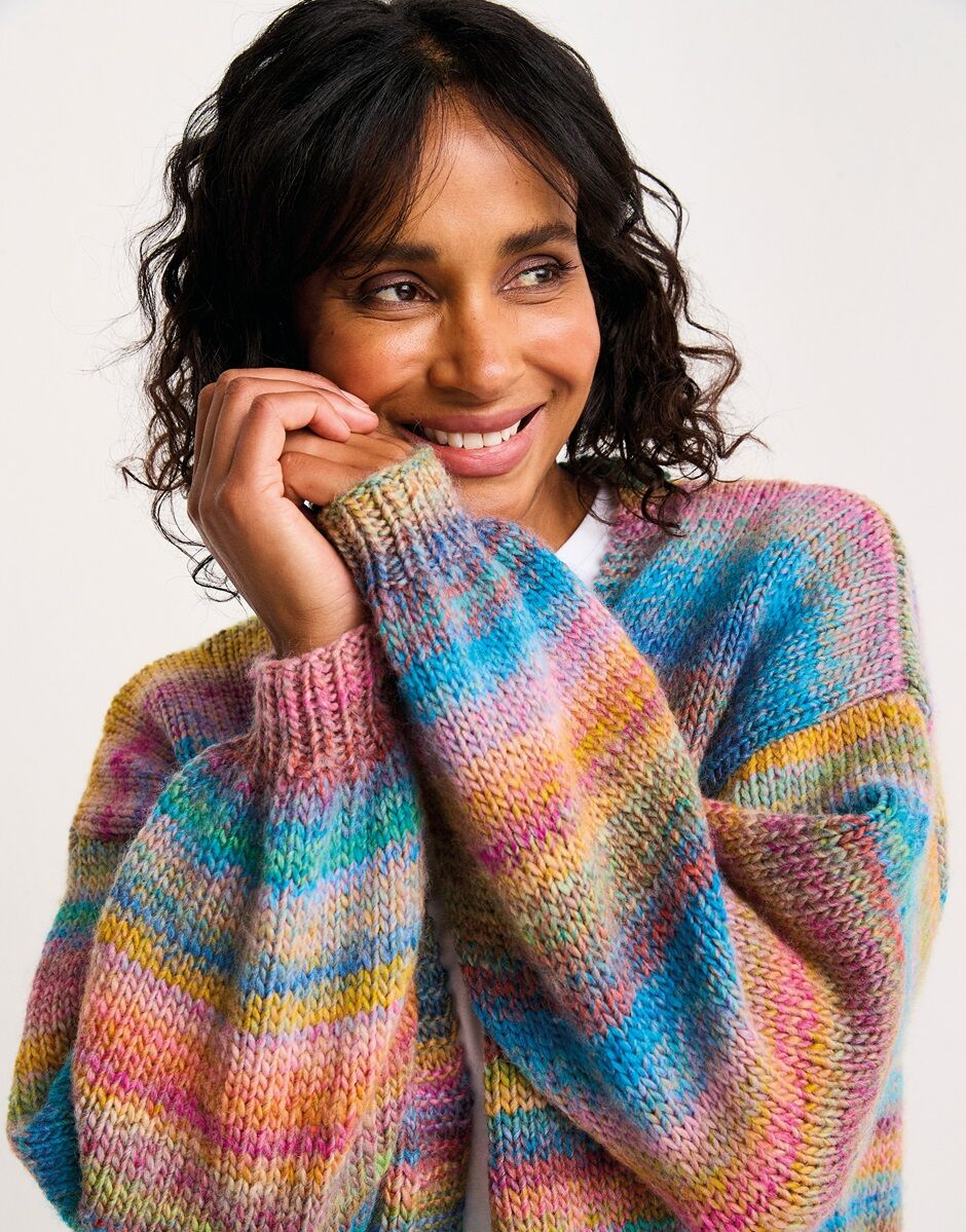 Sirdar Healing Crystal Cardigan Knitting Pattern