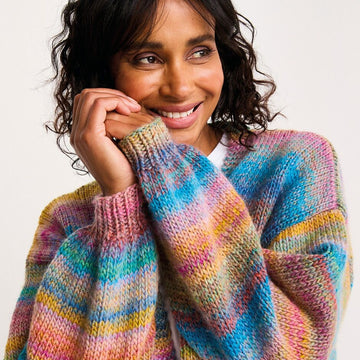 Sirdar Healing Crystal Cardigan Knitting Pattern