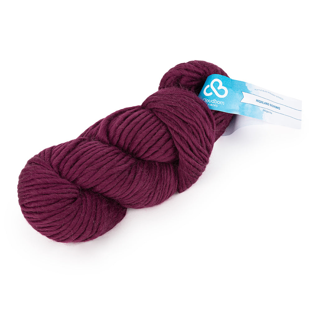 Cloudborn Highland Roving Yarn - Wool Super Chunky