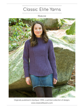 Classic Elite Yarns Harlow Jumper Knitting Pattern
