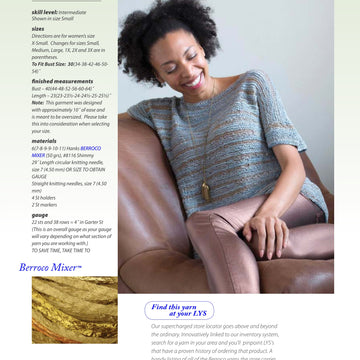 Berroco Thelma Jumper Knitting Pattern