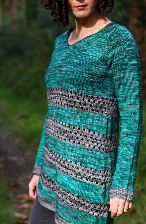 Lignite Jumper by Carol Feller in The Yarn Collective Bloomsbury DK
