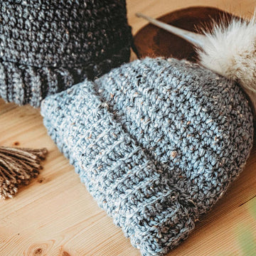 Extended Half Double Crochet Hat