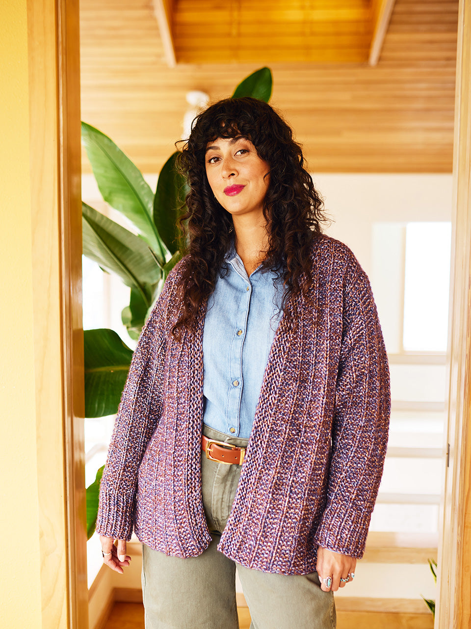 Borough Cardigan in Berroco Stratto
