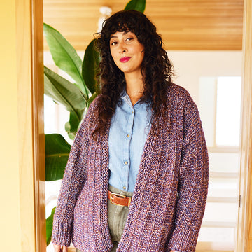 Borough Cardigan in Berroco Stratto