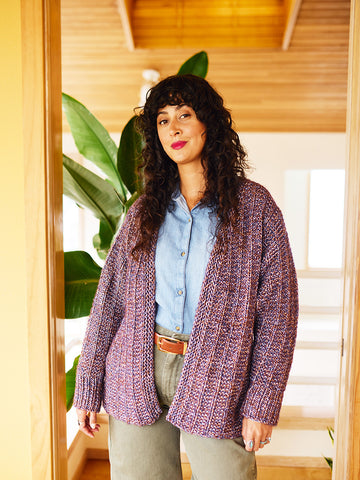 Borough Cardigan in Berroco Stratto