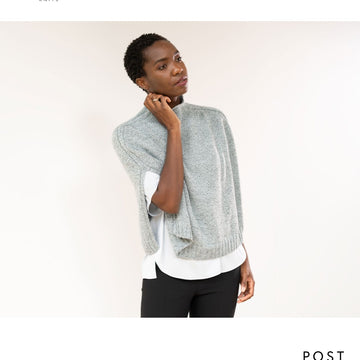 Shibui Knits Post Cape Knitting Pattern