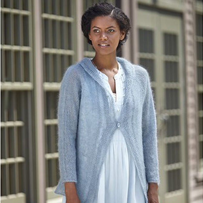 Valley Yarns Noemi Cardigan Knitting Pattern