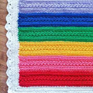 Cloudy Bo Rainbow Blanket