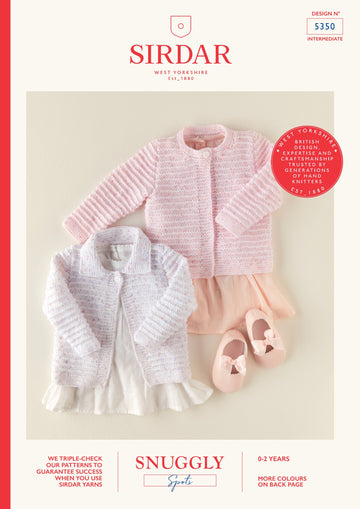 Sirdar Ridge Cardigans Knitting Pattern