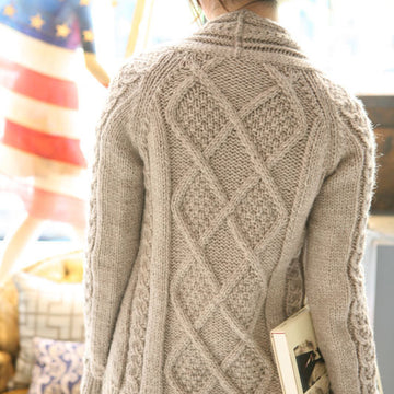Aidez Cardigan in Berroco Peruvia Quick Chunky PDF (Free)