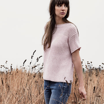 Ashby Tee in Blue Sky Fibers Skinny Cotton - 20161 PDF