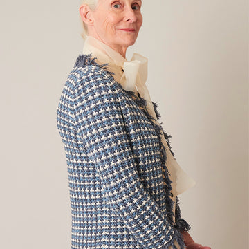 Debbie Bliss Aurora Fringed Jacket Knitting Pattern