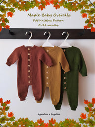 Maple Baby Overalls | Preemie-24 months