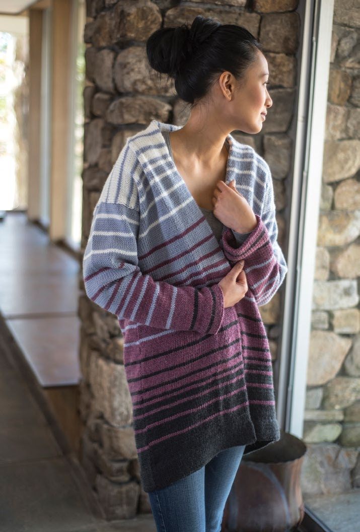 Berroco Stanza Coat Knitting Pattern
