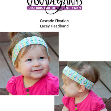 Cascade Yarns DK214 Fixation Lacey Headband (Free)