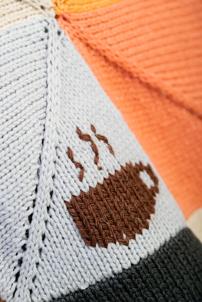 Paintbox Yarns Pumpkin Spice Afghan Knitting Pattern